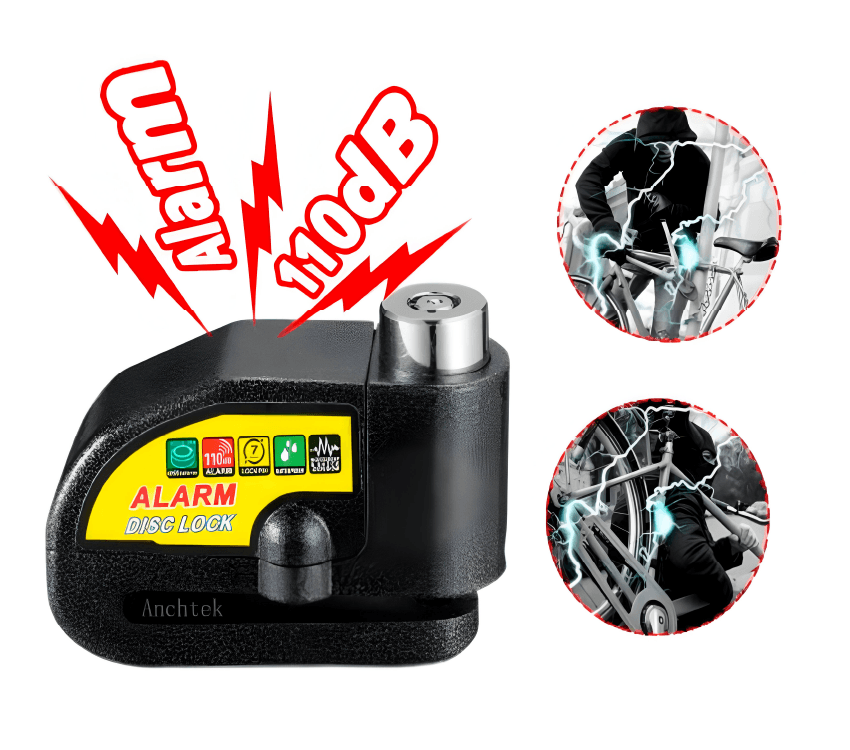 Miniatura 2 de Candado Con  Alarma  Para  disco de Moto