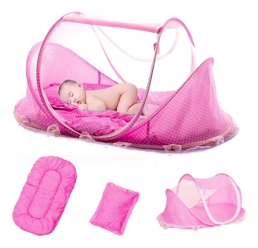Cuna Portatil Mosquitero Plegable Bebe R