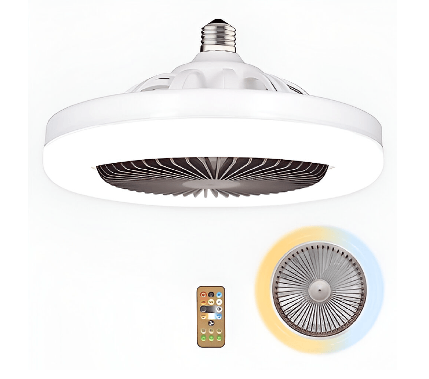 ventilador de  bombilla