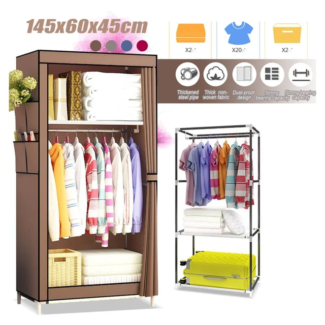 Miniatura 4 de Armario Portátil Armable 2 puestos