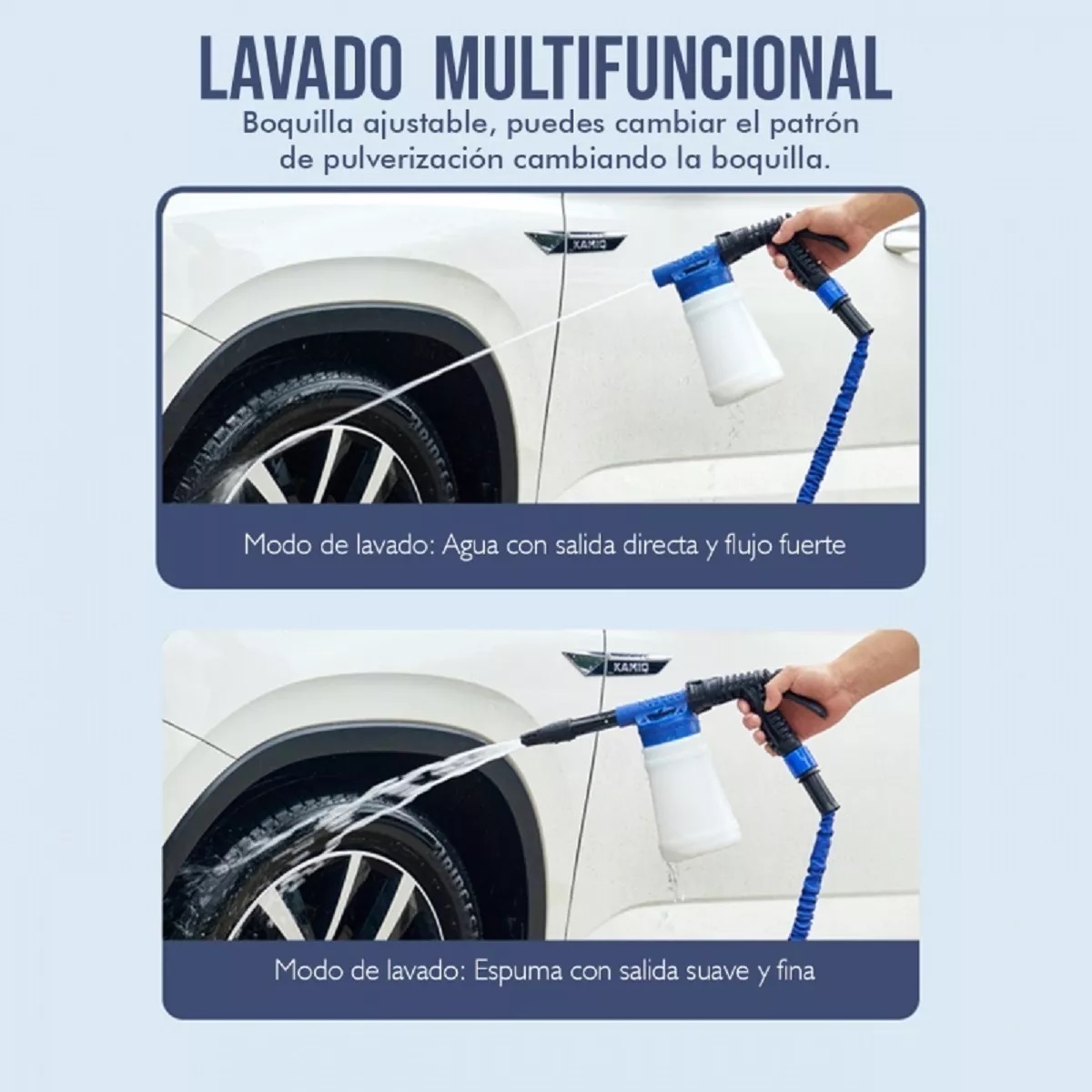 Miniatura 5 de Pistola Lanza Espuma Pulverizador De Agu