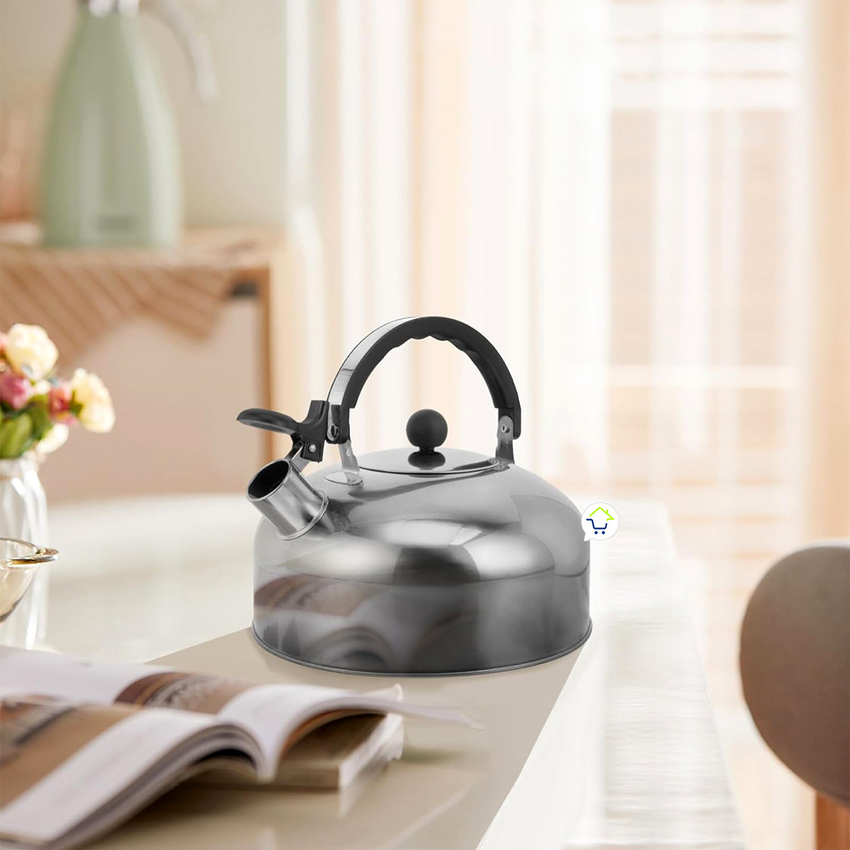 Miniatura 4 de Tetera Silbante Acero Inoxidable HK