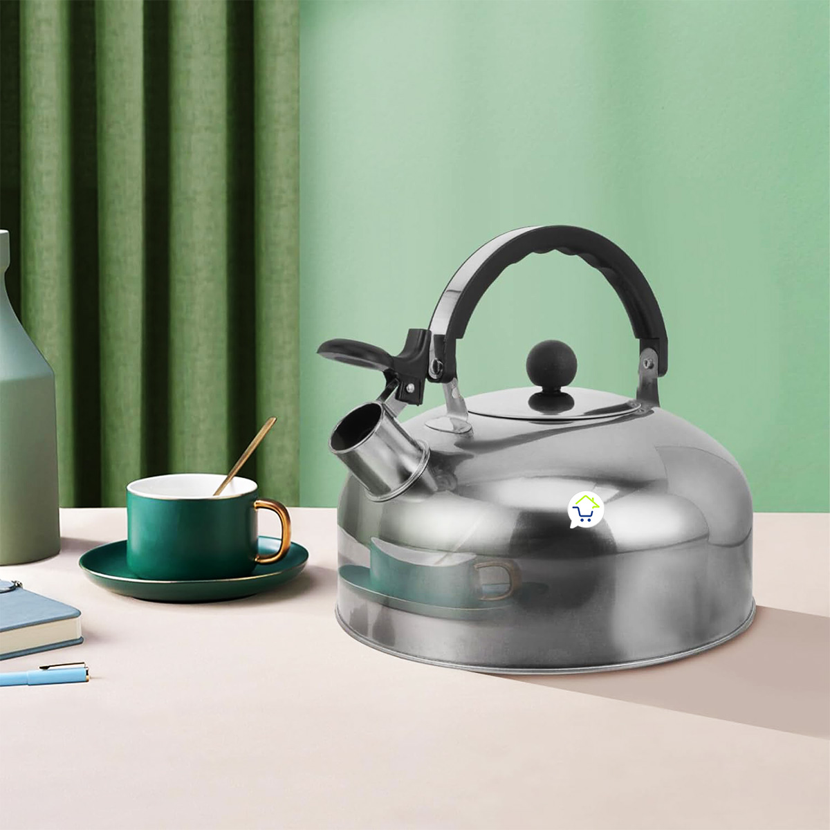 Miniatura 6 de Tetera Silbante Acero Inoxidable HK