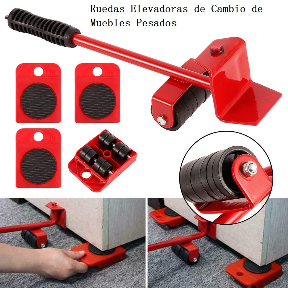 Miniatura 3 de Kit Gato Elevador Deslizamiento Muebles