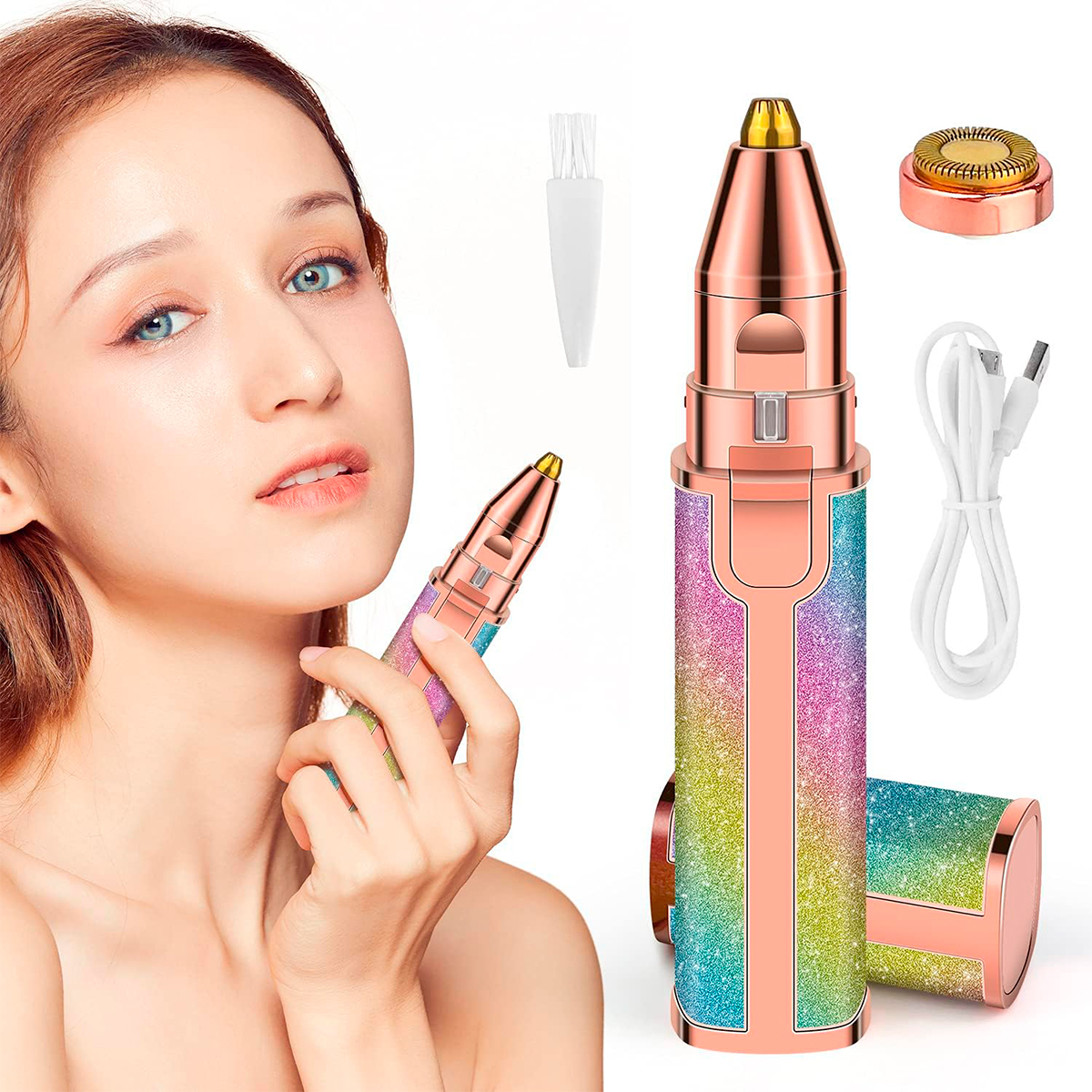 Miniatura 5 de Depilador 2 En 1 Cejas Y Facial RMV2E1