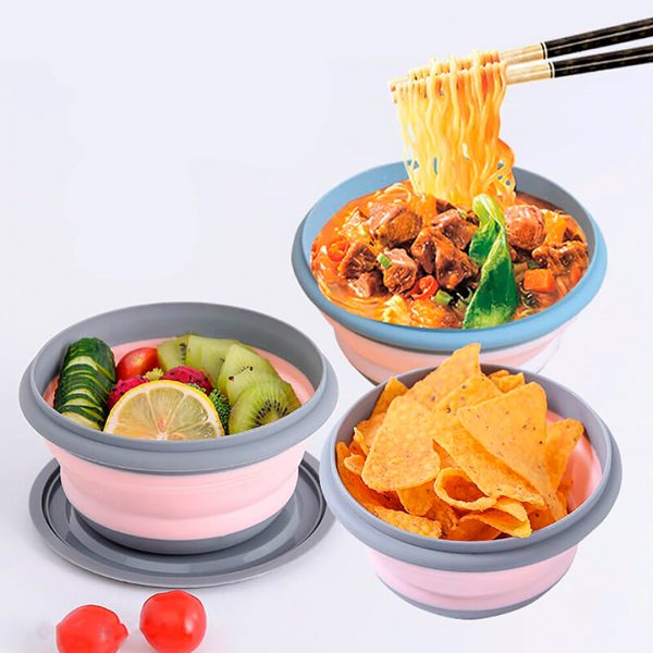 Porta Comida Plegable X3