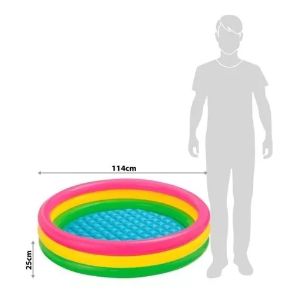 Miniatura 2 de Piscina Intex 57412NP Tricolor Inflable