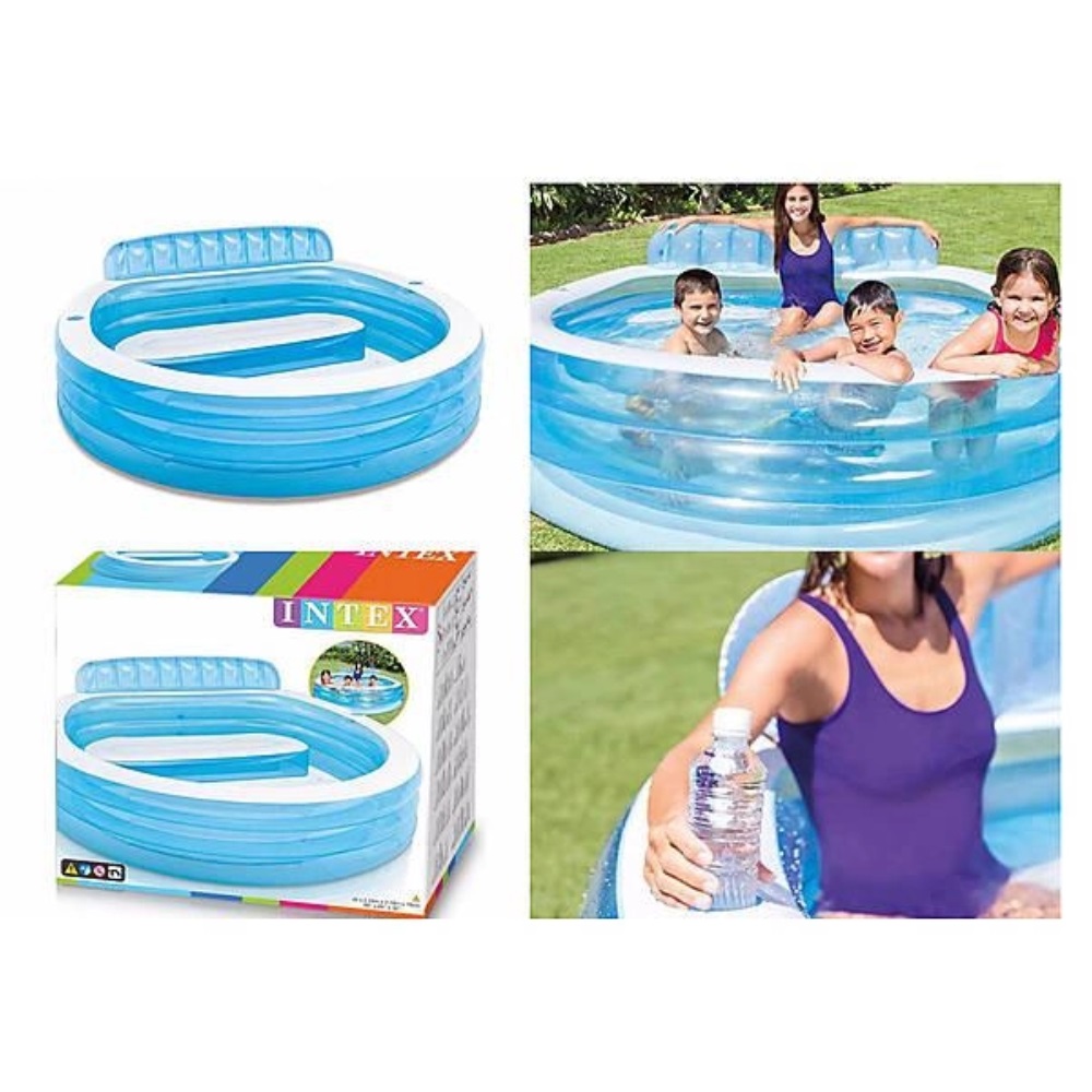 Miniatura 4 de Piscina Inflable Circular Intex Swim Cen