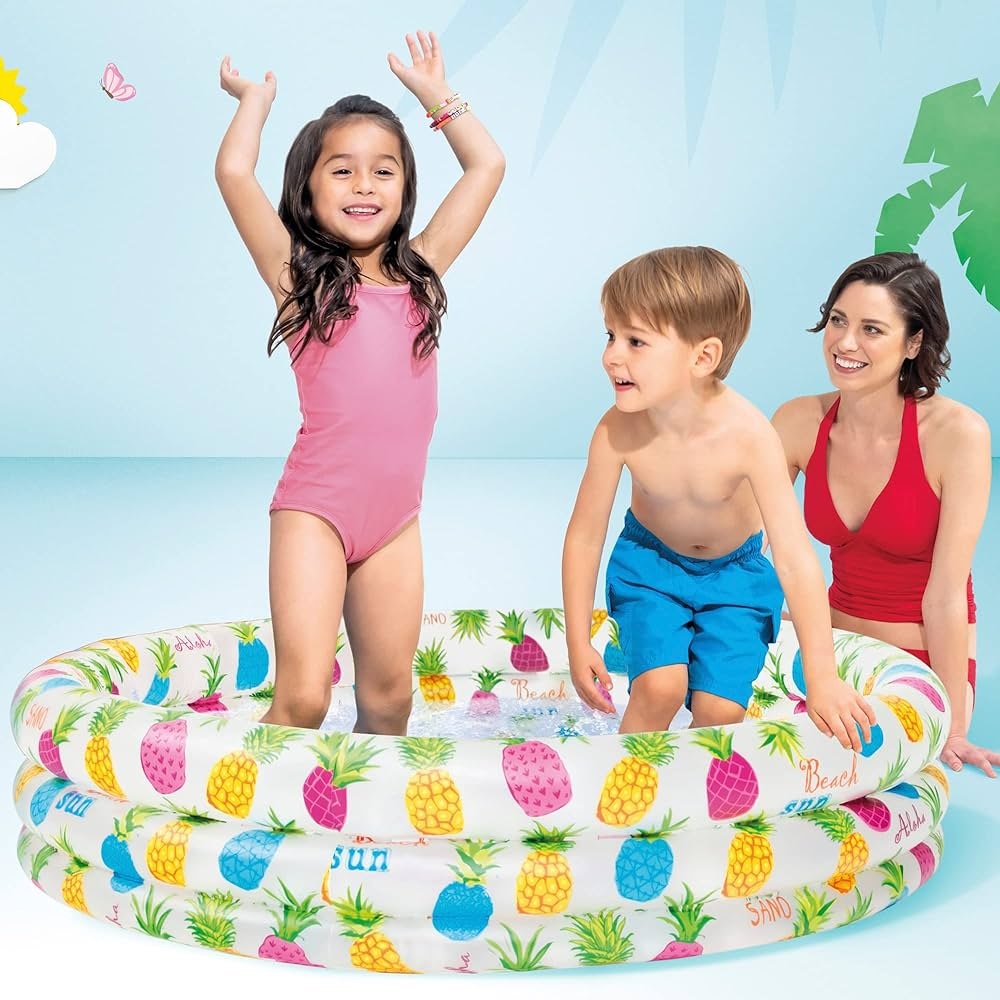 Miniatura 2 de Piscina Inflable Peces 2 Personas 59431