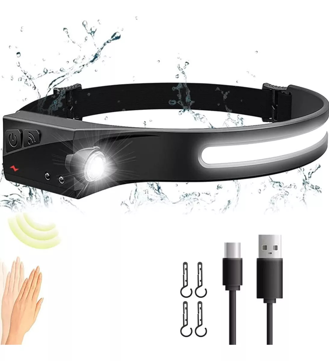 Miniatura 2 de Linterna Recargable Frontal Minera