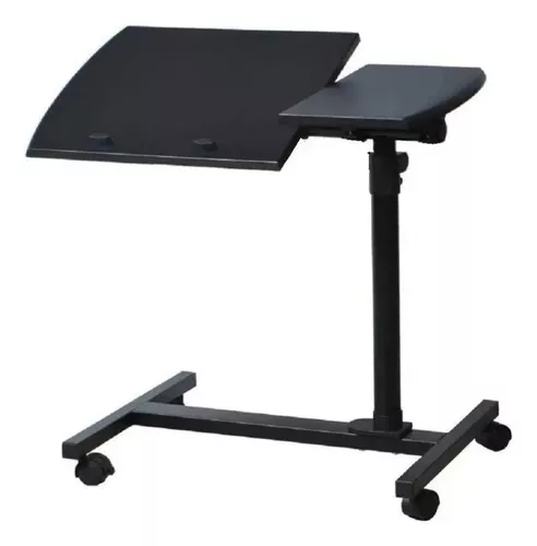 Mesa laptop de computador con ruedas