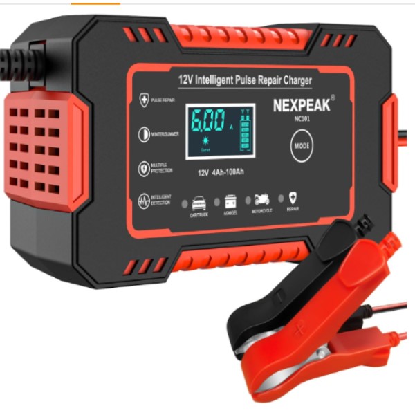 Cargador de Bateria con Pantalla