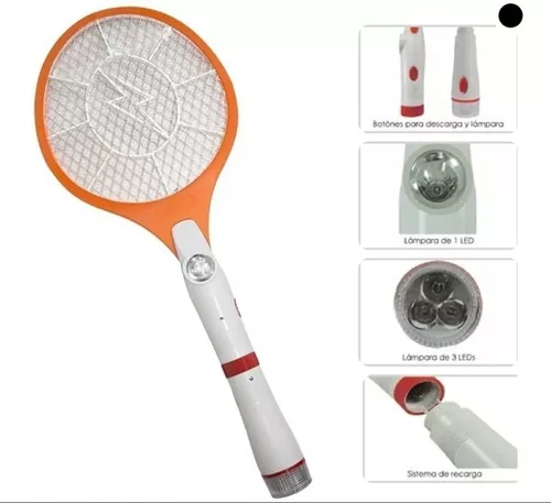 Miniatura 4 de Raqueta mata zancudos y mosquitos