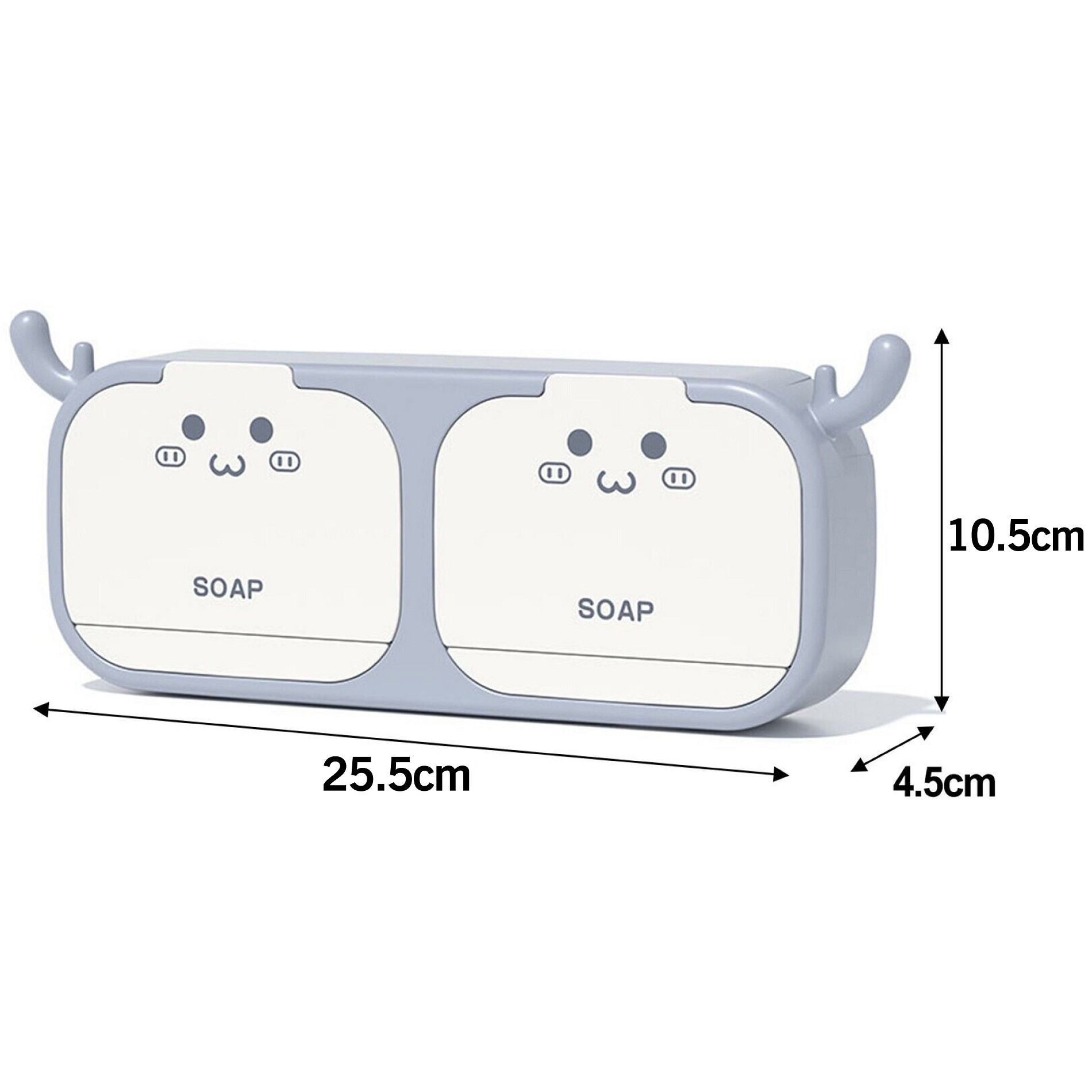 🛁 Jabonera De Baño Con Tapa Y Ganchos Para Tu Espacio