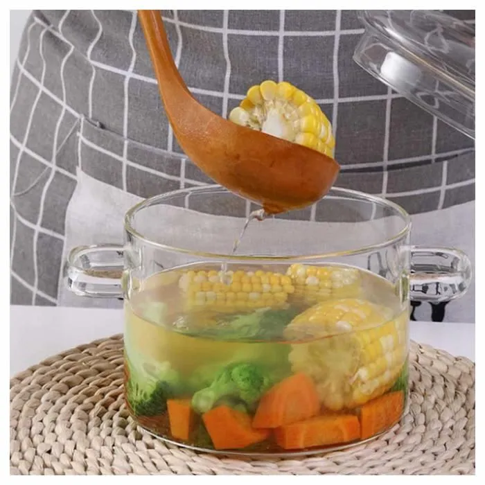 Miniatura 3 de Olla Tapa de Vidrio borosilicato Transpa