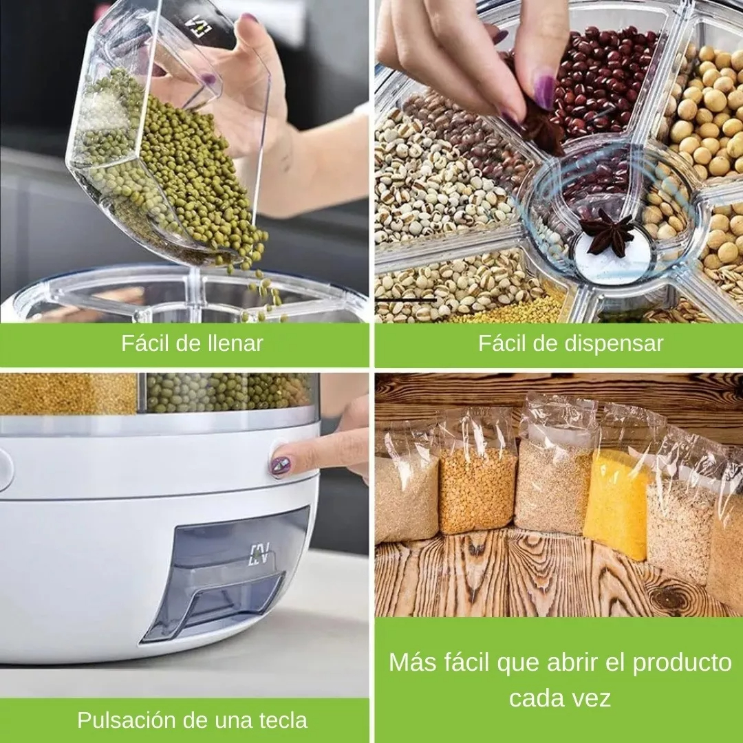 Dispensador Giratorio De Granos estrella