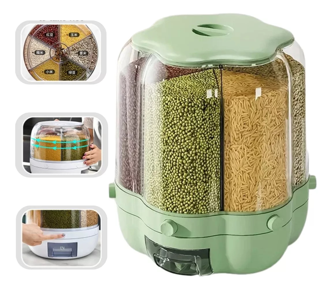 Miniatura 3 de Dispensador Giratorio De Granos estrella