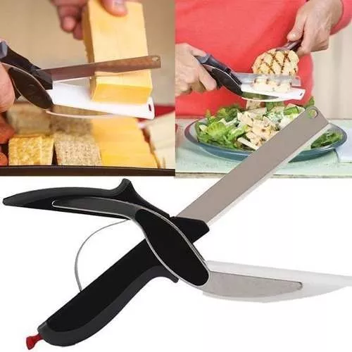 Cortador de cocina 2 en 1 cuchillo