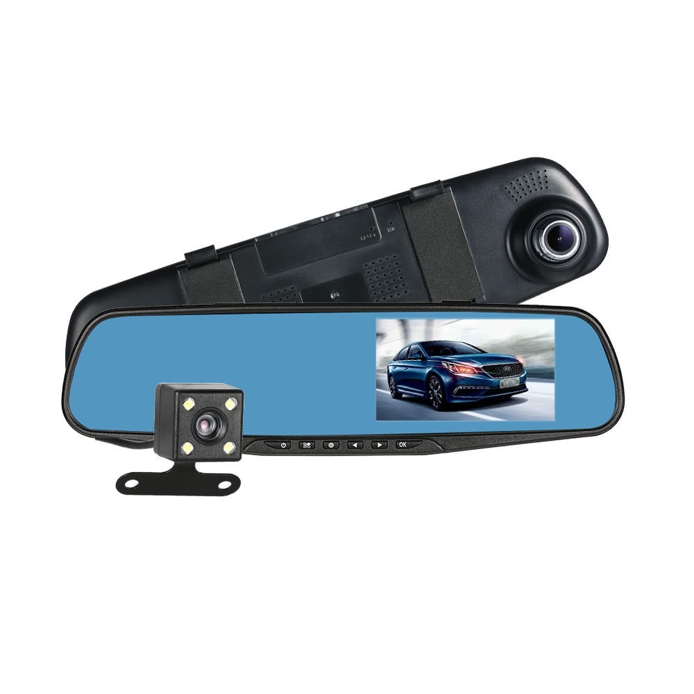 Espejo Retrovisor Dvr Y Cámara Reversa