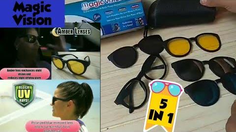 GAFAS 5 EN 1 IMANTADAS MAGIC VISION