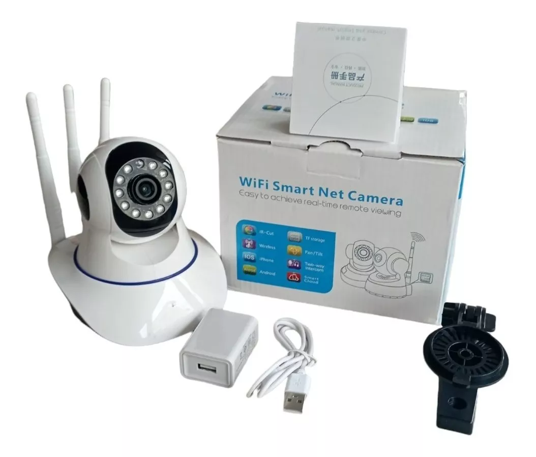 Camara Robotica 3 Antenas wi-Fi