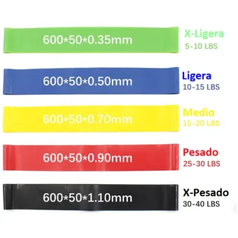 Miniatura 2 de Bandas elástica de goma resistencia Gim