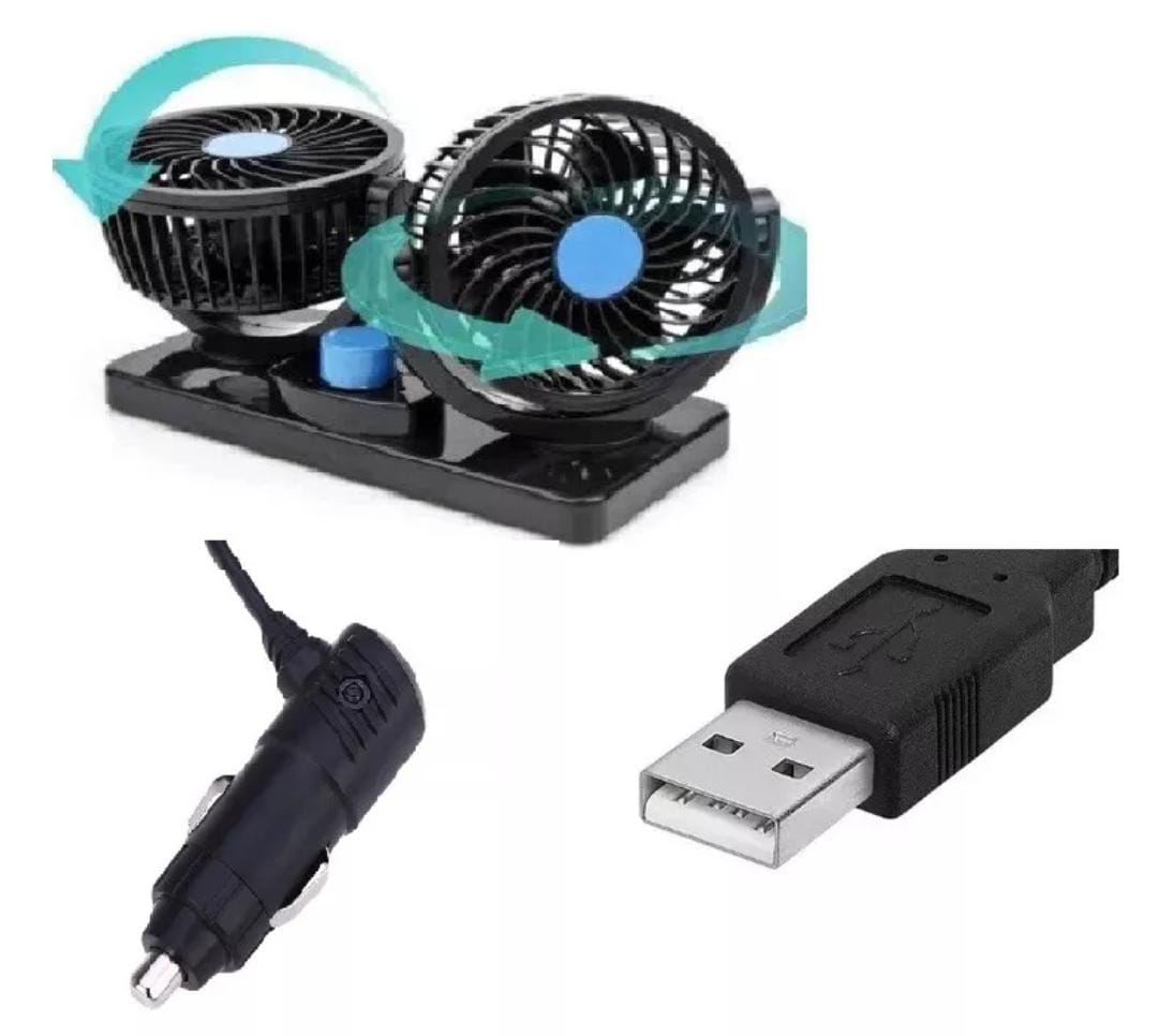 VENTILADOR DUO PORTÁTIL PARA CARRO