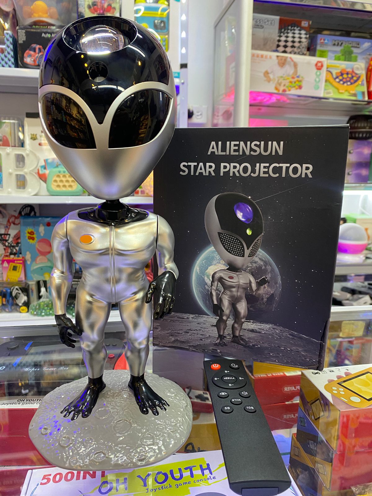 Miniatura 5 de ✨Lampara Alien Proyector De Galaxia Con