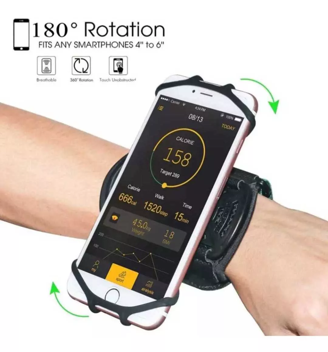 Miniatura 2 de Porta Celular Caucho Para Brazo