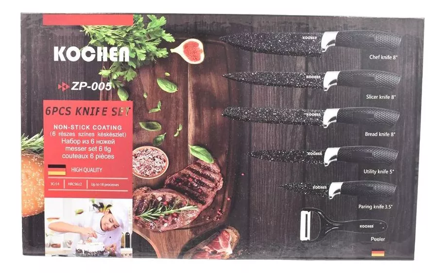 Miniatura 3 de Set de cuchillos x 6 pz ZP005