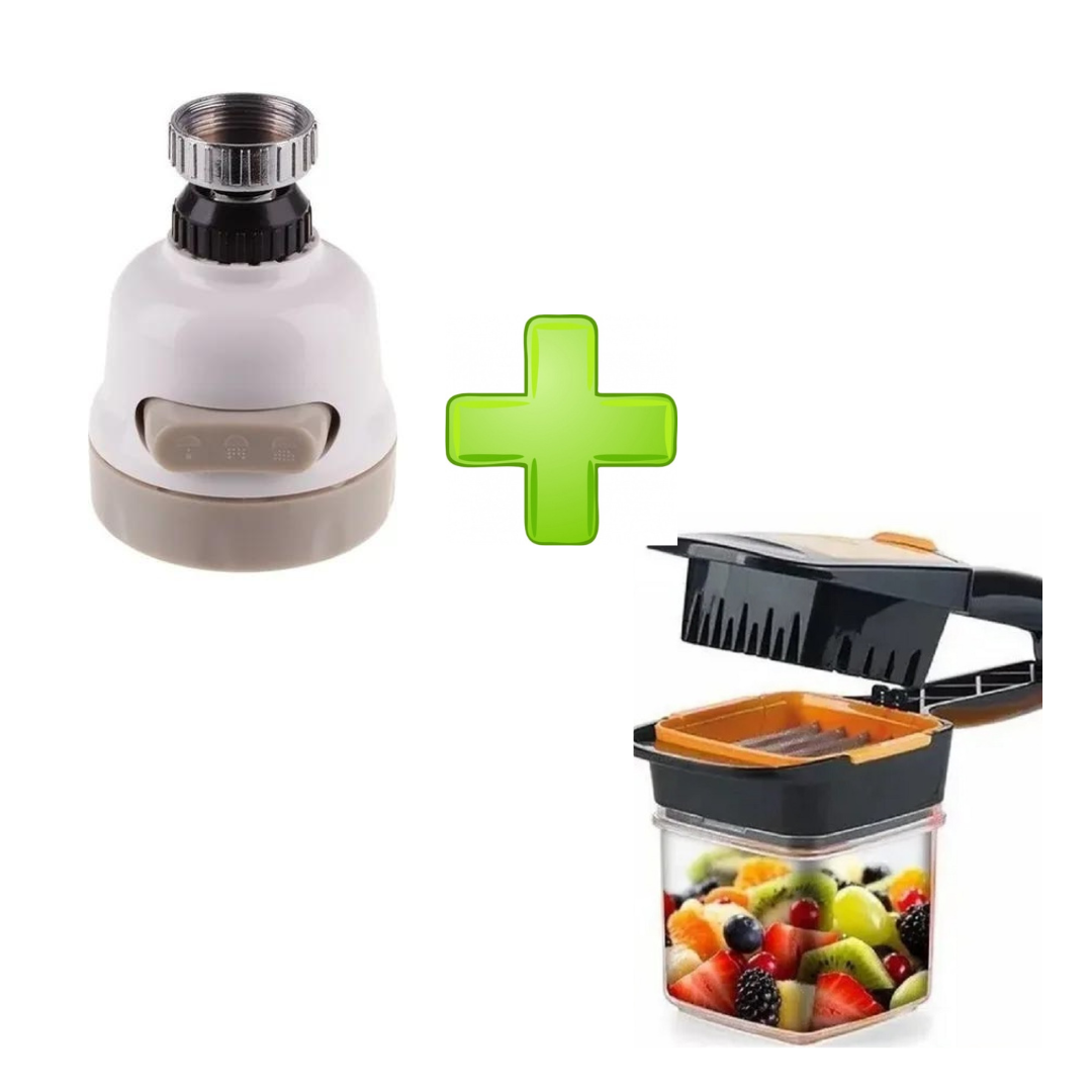 Miniatura 6 de Ahorrador Agua + Nicer Dicer 5en1