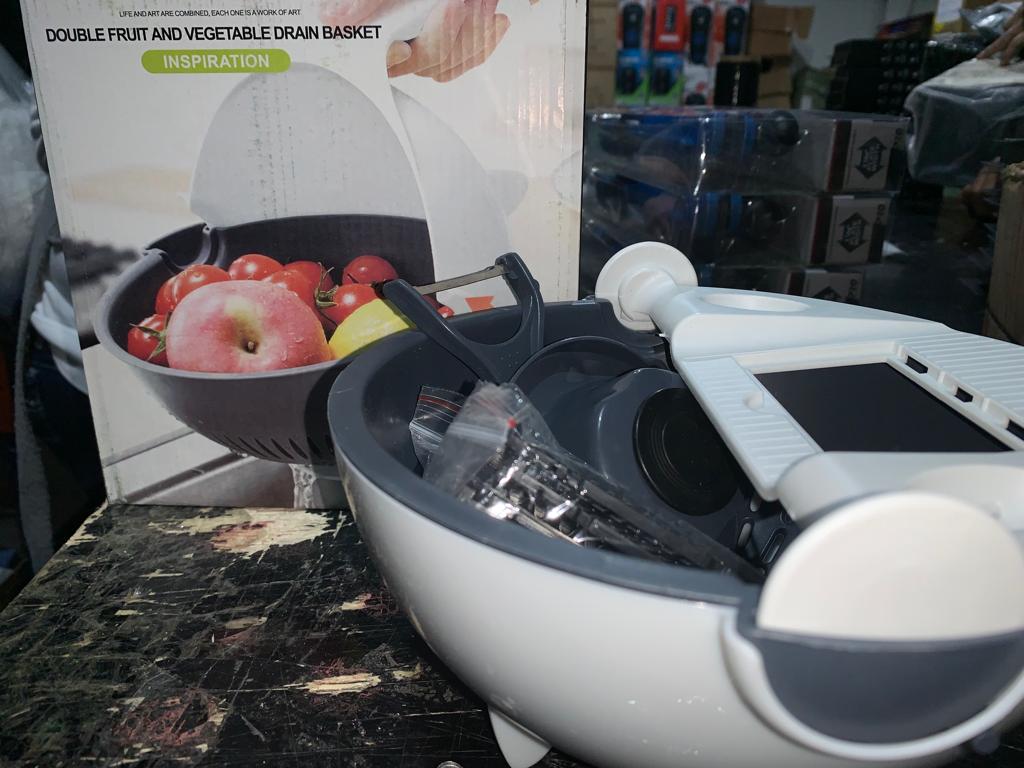 Cortador Verduras 9En1 Cesta Multifuncio