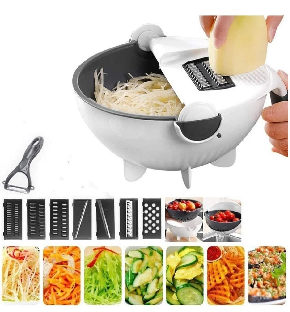 Miniatura 4 de Cortador Verduras 9En1 Cesta Multifuncio