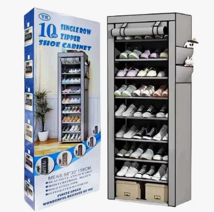 Miniatura 1 de Organizador de zapatos 10 niveles tela