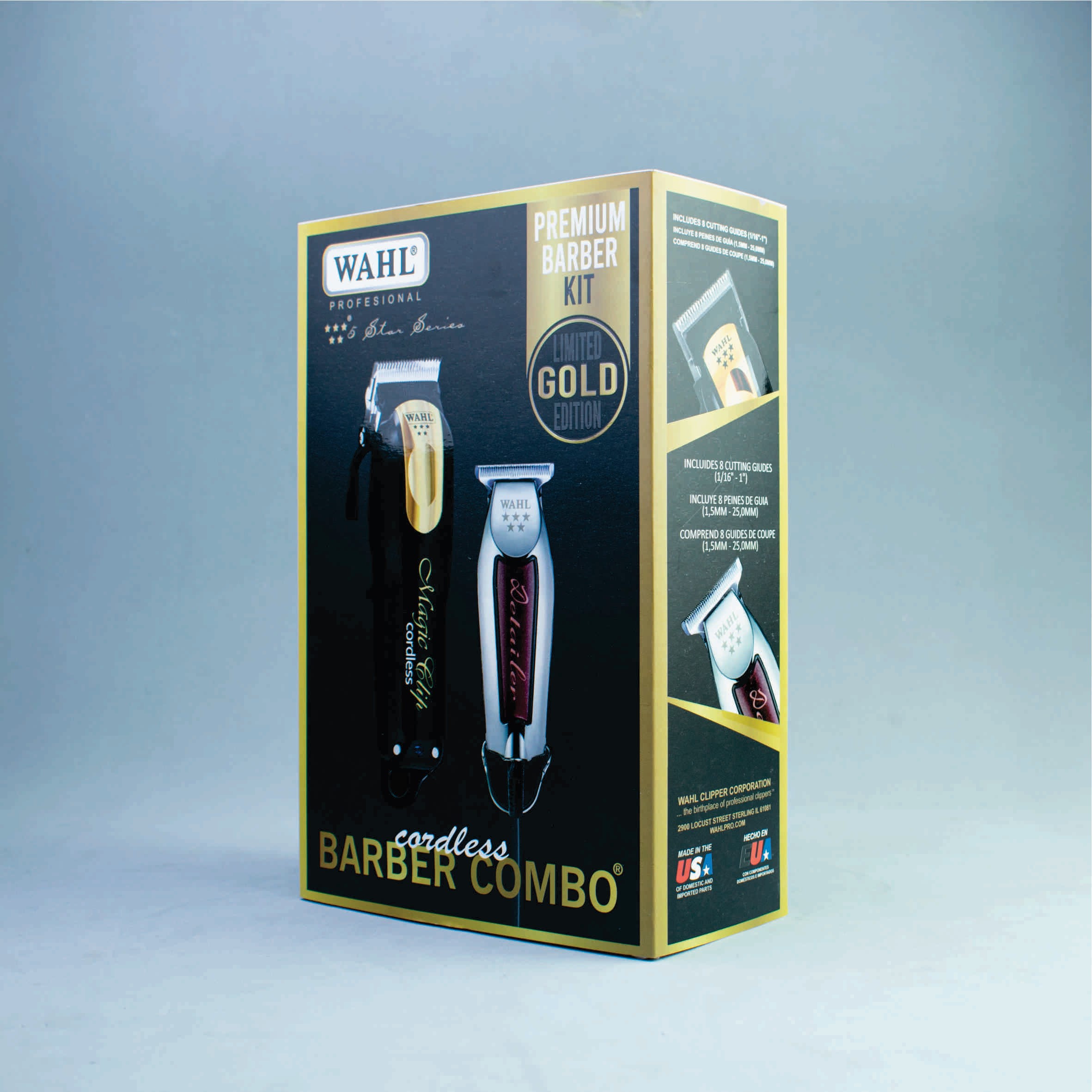 Combo Wahl Magic Clip Gold Inalambrica