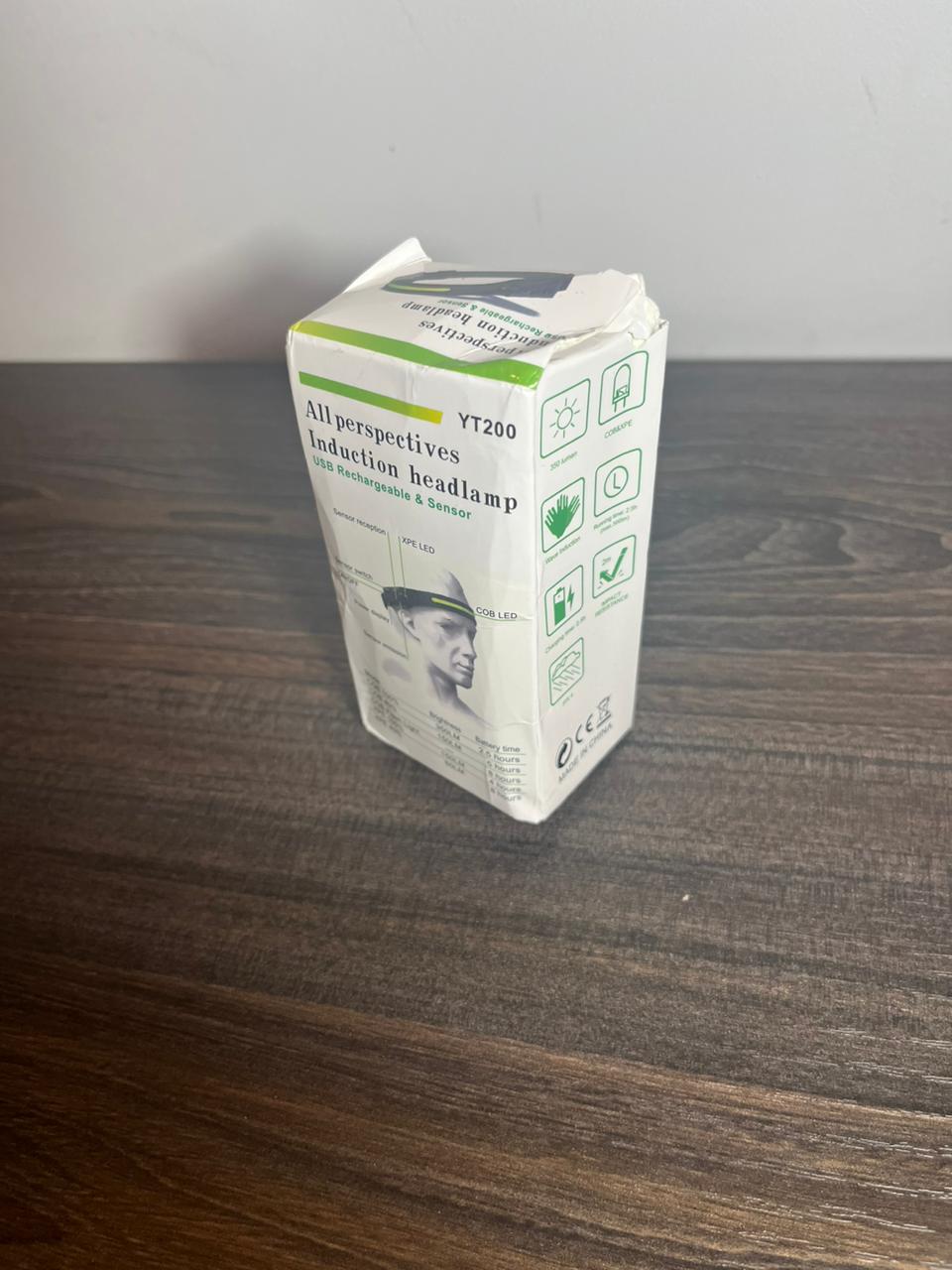 Miniatura 6 de Linterna frontal con sensor recargable