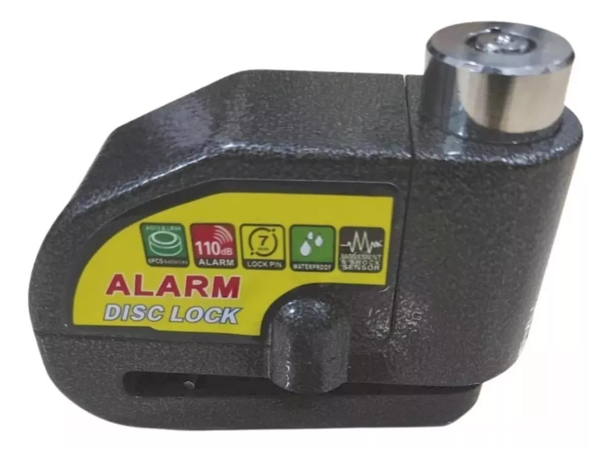 Miniatura 4 de Combo Candado Moto Alarma De Disco+Manil