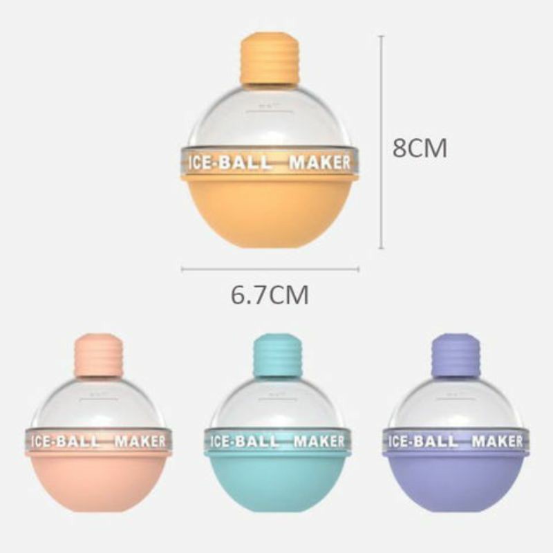 Molde Esférico Para Hielo Hielera Silico