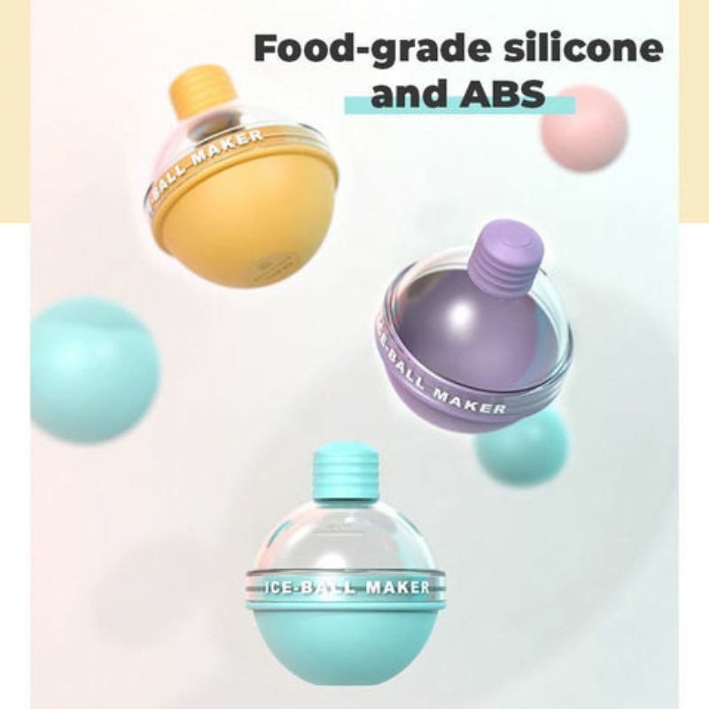 Miniatura 3 de Molde Esférico Para Hielo Hielera Silico