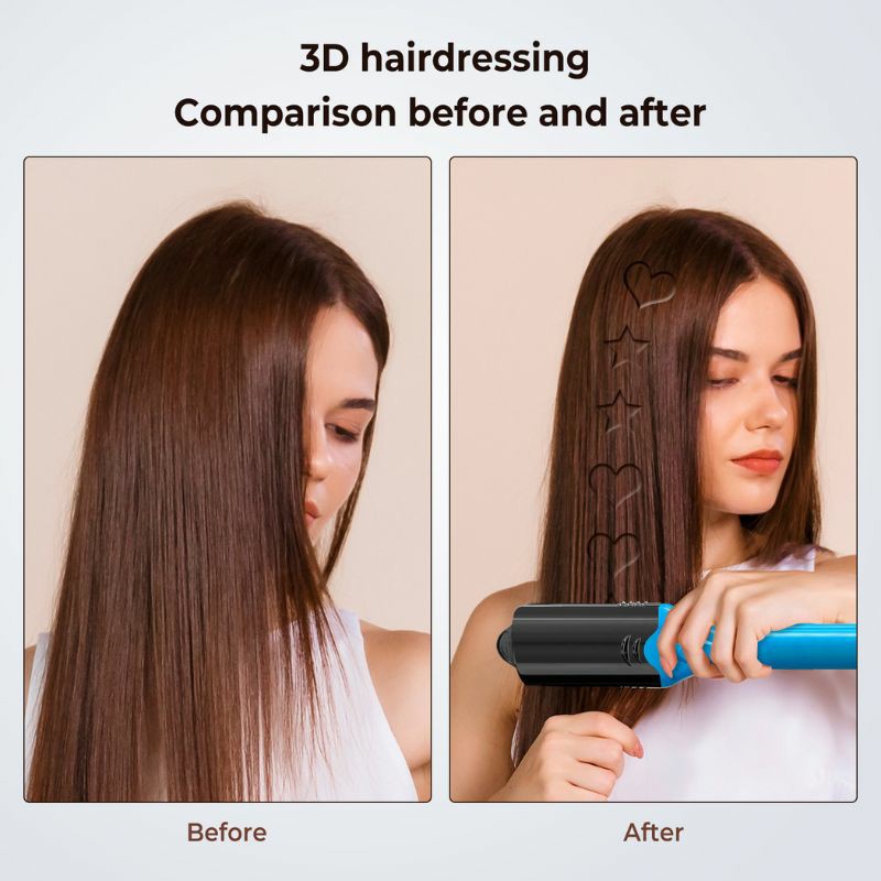 Plancha De Cabello Con Impresión En 3d