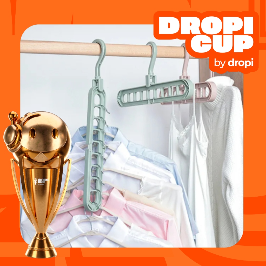 Gancho de ropa X3 DROPI CUP