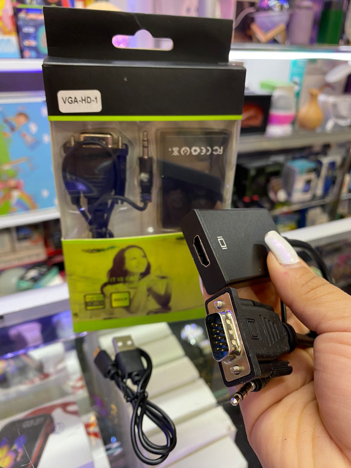 Miniatura 4 de Cable Convertidor VGA a HDMI Con Salida