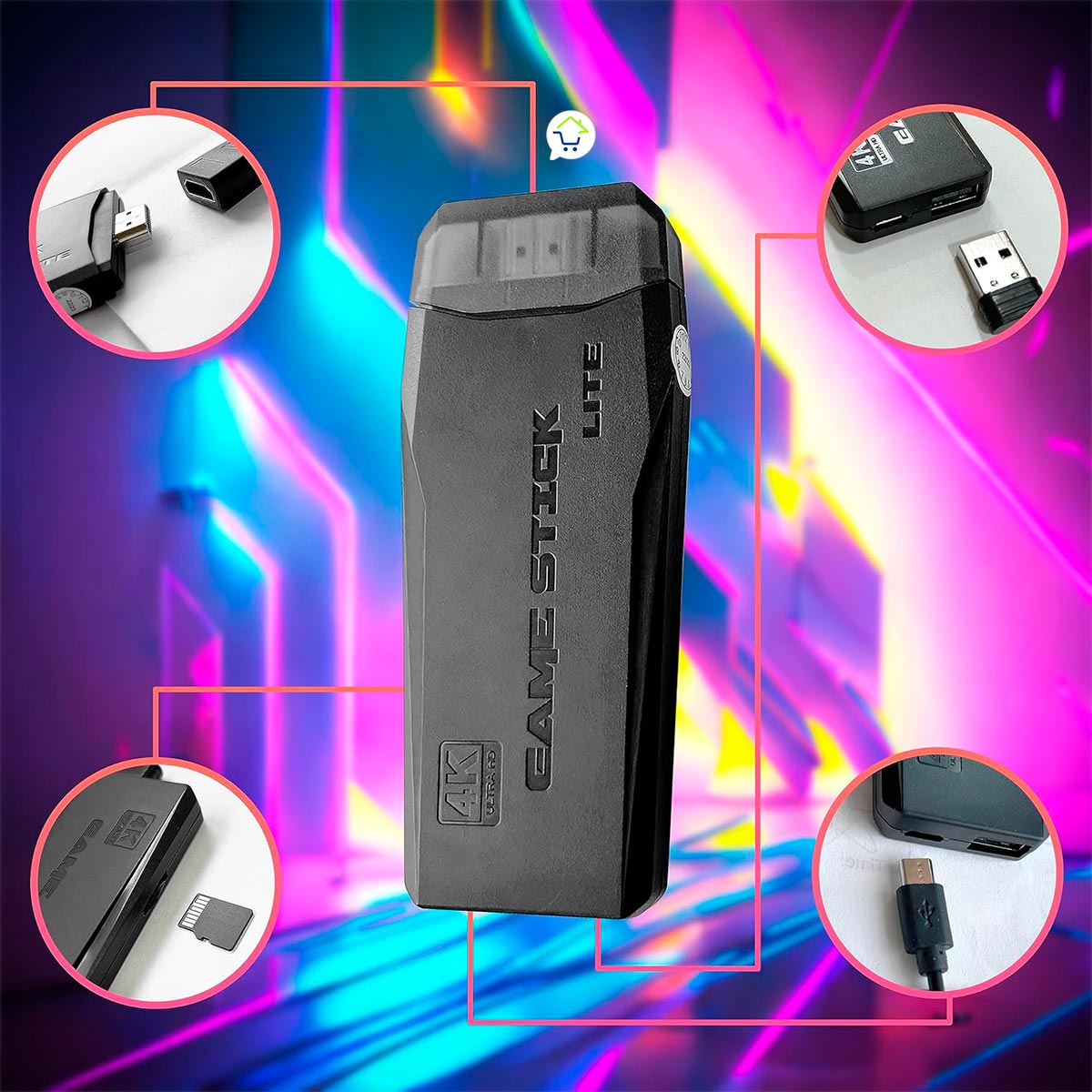 Miniatura 6 de Consola Retro USB 20.000 Juegos M8