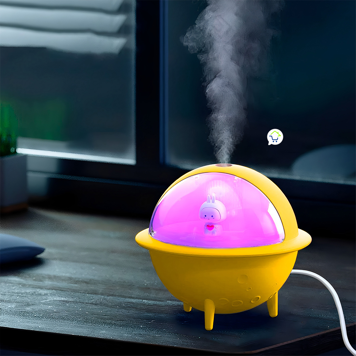 Miniatura 3 de Humidificador Luna Aromatizador JS113