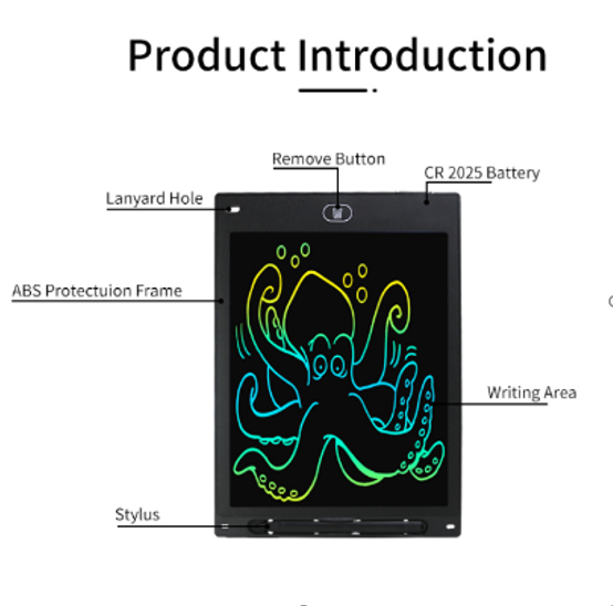 Vista 10 de TABLETA DE ESCRITURA PARA NIÑOS MAGICA - Color: Negro