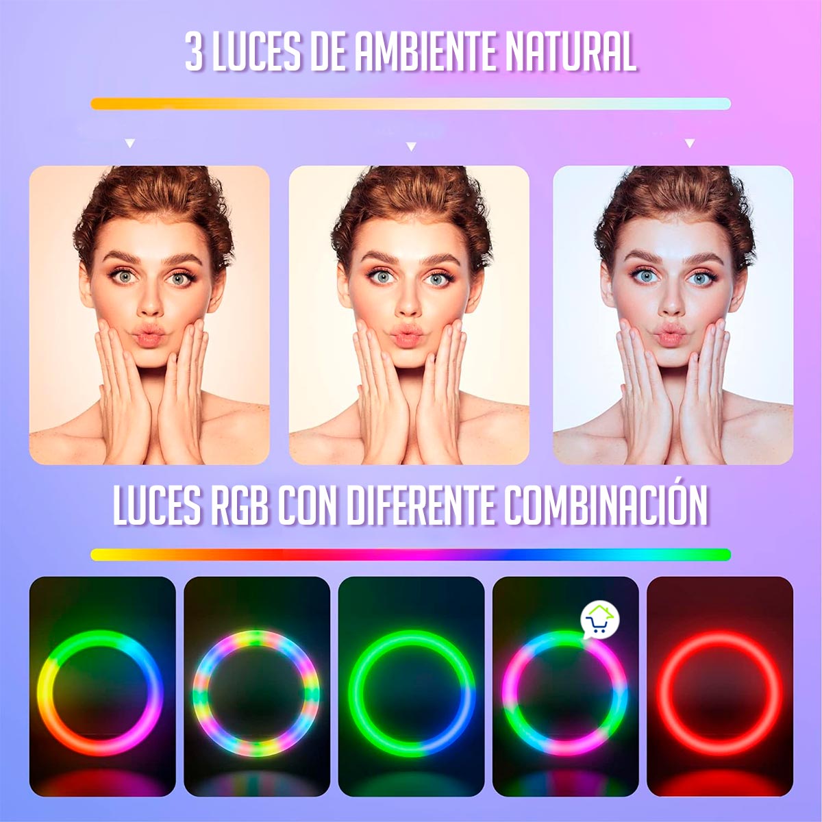 Miniatura 5 de Aro De Luz 26cm MJ26