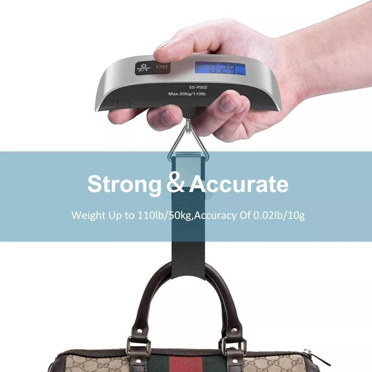 Miniatura 2 de Balanza Pesa De Viaje Báscula Portátil D