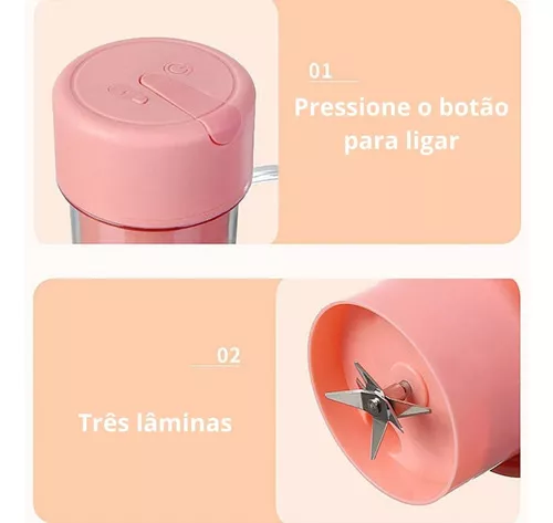 Miniatura 5 de Vaso Mini Licuadora Portátil Recargable