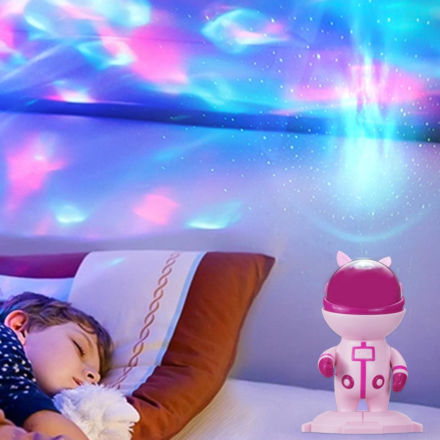 Miniatura 2 de Lampara Con Diseño De Conejo Astronauta