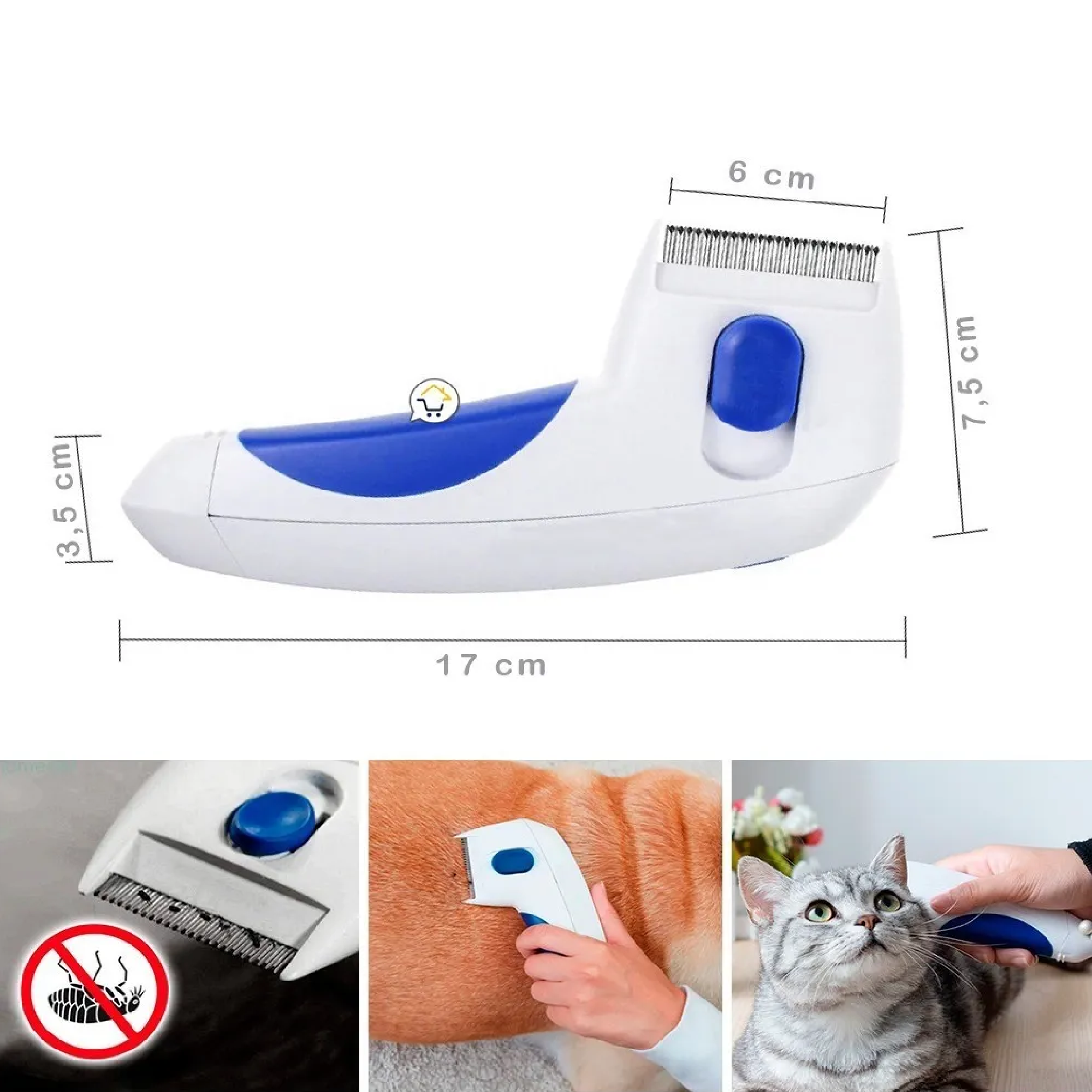 Miniatura 3 de Peine TV Flea Doctor Para Mascotas